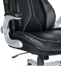 Deluxe Bonded Leather Executive Chair With Flip-Up Arms [ECH620636] -Office Chairs Unlimited Sales deluxe bonded leather executive chair with flip up arms ech620636 38329785909496