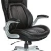 Deluxe Bonded Leather Executive Chair With Flip-Up Arms [ECH620636]