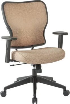 Deluxe Latte Fabric 2 To 1 Height Adjustable Chair [213-J] -Office Chairs Unlimited Sales deluxe latte fabric 2 to 1 height adjustable chair 213 j sand 31607531208855