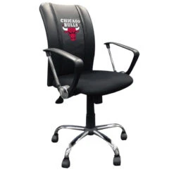 Dreamseat Curve Task Office Chair With NBA Team Logo -Office Chairs Unlimited Sales dreamseat curve task office chair with nba team logo chicago bulls psnba30030 15726004797580