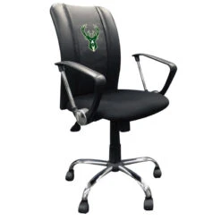 Dreamseat Curve Task Office Chair With NBA Team Logo -Office Chairs Unlimited Sales dreamseat curve task office chair with nba team logo milwaukee bucks psnba31051 15726004732044