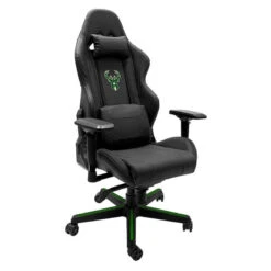Dreamseat Xpression Racing Style Gaming Chair With NBA Team Logo [XPRESSION] -Office Chairs Unlimited Sales dreamseat xpression racing style gaming chair with nba team logo xpression milwaukee bucks psnba31051 15725727842444