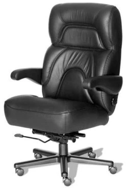 ERA Chairman Big And Tall Leather Chair With Wide Seat [OF-CHRM]