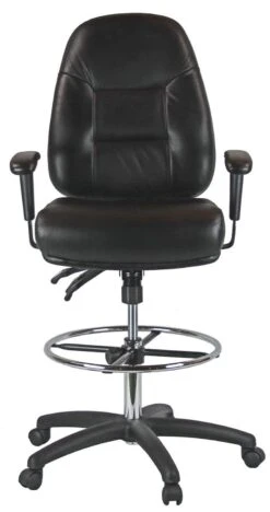 Harwick Multi-Function Leather Drafting Chair [100KL] -Office Chairs Unlimited Sales harwick multi function leather drafting chair 100kl 13691916222604
