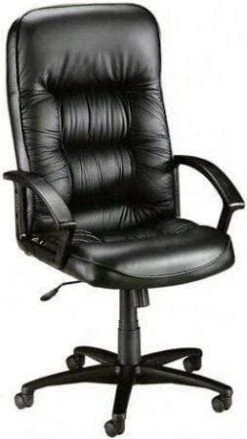 Lorell High Back Plush Leather Chair [60116]