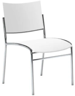 Safco Mayline Escalate Plastic Stack Chairs, 4 Pack [ESC2] -Office Chairs Unlimited Sales mayline escalate plastic stack chairs 4 pack esc2 white 31689645392023