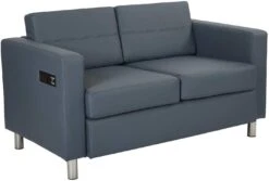 Office Star Ave Six Atlantic Loveseat Blue [ATL52-R105]
