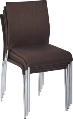 Office Star Ave Six Conway Stacking Chair Set Of 4 [CWYAS4] -Office Chairs Unlimited Sales office star ave six conway stacking chair set of 4 cwyas4 chocolate 31692455018647