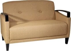 Office Star Ave Six Main Street Loveseat Fabric [MST52] -Office Chairs Unlimited Sales office star ave six main street loveseat fabric mst52 woven wheat 29178649542807