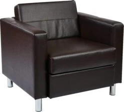 Office Star Ave Six Pacific Faux Leather Armchair [PAC51]