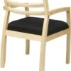 Office Star OSP Furniture Napa Maple Guest Chair Wood Back [NAP91MPL]