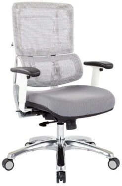 Office Star Pro-Line II™ Breathable White Vertical Mesh Chair [99661W-5811]