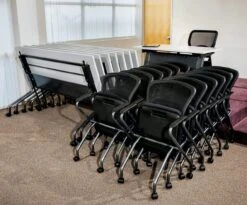Office Star Pro Line II Mesh Folding Chair /2 Pack [84440-30] -Office Chairs Unlimited Sales office star pro line ii mesh folding chair 2 pack 84440 30 13692765012108