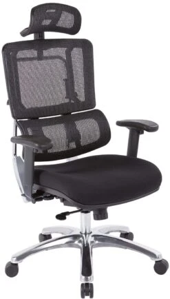 Office Star Pro-Line II™ Vertical Black Mesh Chair [99662CHRB-30]
