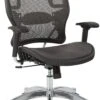 Office Star Space Seating® Grey Vertical Mesh Chair [215-TG117C1A8]