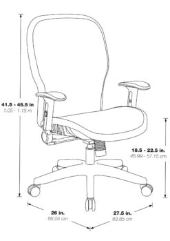 Office Star Space Seating® Managers Chair Air Grid® Back And Seat [23-77N1F2] -Office Chairs Unlimited Sales office star space seating managers chair air grid back and seat 23 77n1f2 38650822131960