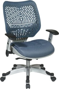 Office Star Space Seating®Managers Chair Self Adjusting Blue Mist SpaceFlex® Back [86-M77C625R]