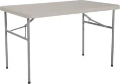 Office Star Work Smart™ 4’ Resin Multi Purpose Folding Table [BT04W]