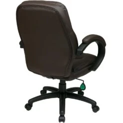 Office Star Work Smart™ Deluxe Faux Leather Managers Chair [FL605] -Office Chairs Unlimited Sales office star work smart deluxe faux leather managers chair fl605 13693487939724