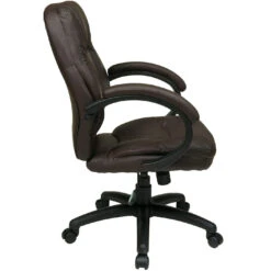 Office Star Work Smart™ Deluxe Faux Leather Managers Chair [FL605] -Office Chairs Unlimited Sales office star work smart deluxe faux leather managers chair fl605 13693487972492