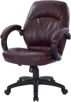 Office Star Work Smart™ Deluxe Faux Leather Managers Chair [FL605] -Office Chairs Unlimited Sales office star work smart deluxe faux leather managers chair fl605 13865843556492
