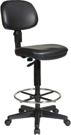 Office Star Work Smart Economical Vinyl Drafting Stool [DC517V]