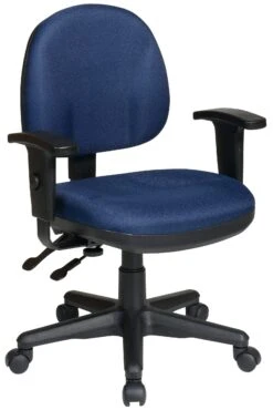 Office Star Work Smart™ Ergonomic Office Chair [8180] -Office Chairs Unlimited Sales office star work smart ergonomic office chair 8180 navy 29916865790103