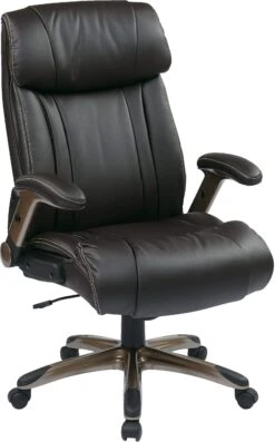 Office Star Work Smart™ Executive Bonded Leather Chair Espresso [ECH38615A-EC1]