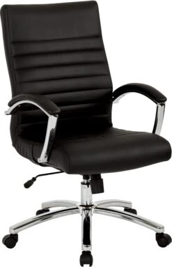 Office Star Work Smart™ Executive Mid-Back Chair [FL92017C] -Office Chairs Unlimited Sales office star work smart executive mid back chair fl92017c black 13865851093132