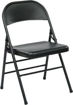 Office Star Work Smart™ Folding Chair Vinyl Set Of 4 FF-23324V [FF] -Office Chairs Unlimited Sales office star work smart folding chair vinyl set of 4 ff 23324v ff black metal seat 29138451071127
