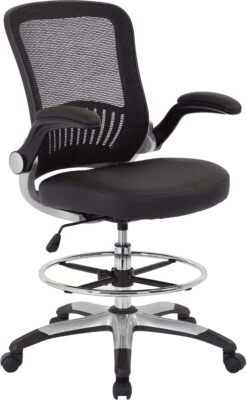 Office Star Work Smart™ Mesh Back Drafting Chair [DCY69006]