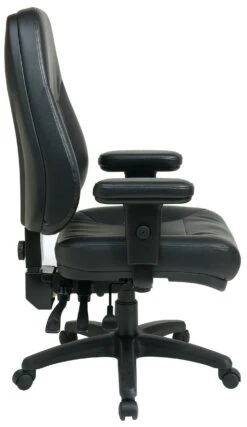 Office Star Work Smart Multi-Function Task Chair [EC4300] -Office Chairs Unlimited Sales office star work smart multi function task chair ec4300 black eco leather ec3 38587401568504