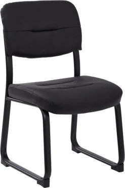 Office Star Work Smart™ Armless Visitor's Chair With Sled Base [FL1033] -Office Chairs Unlimited Sales office star work smart visitor chair sled base fl1033 black 31687830077591