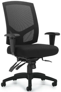 Offices To Go Mesh Back Multi-Function Chair With Arms [OTG11769B]