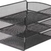 Onyx™ Desk Organizer Triple Tray Mesh [3271]