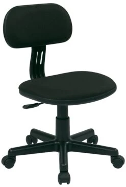 OSP Designs Armless Swivel Task Chair [499] -Office Chairs Unlimited Sales osp designs armless swivel task chair 499 black 3 29532013232279