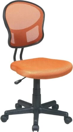 OSP Designs Fun Colors Pneumatic Mesh Task Chair [EM39800] -Office Chairs Unlimited Sales osp designs fun colors pneumatic mesh task chair em39800 orange 18 31684038623383