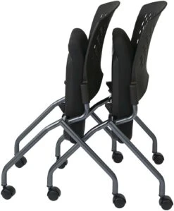 Pro-Line II™ Deluxe Armless Folding Chair Titanium, 2-Pack [83220] -Office Chairs Unlimited Sales pro line ii deluxe armless folding chair titanium set of 2 83220 29073762877591