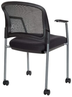 Pro-Line II™ Titanium Rolling Visitors Chair [86740R-30] -Office Chairs Unlimited Sales pro line ii titanium rolling visitors chair 86740r 30 29524641087639