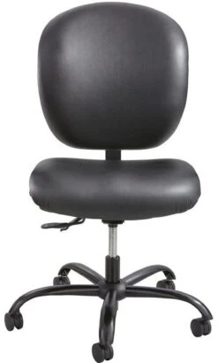 Safco Alday™ 24 Hour Office Chair [3391BL] -Office Chairs Unlimited Sales safco alday trade 24 hour office chair 3391bl black vinyl bv no arms 38143963922680