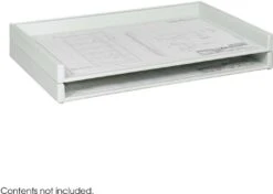 Safco Giant Stack Tray 24 X 36" Documents White, Set Of 2 [4897]