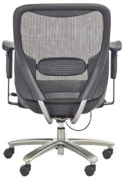 Safco Lineage Big & Tall All-Mesh Task Chair, 400 Lb. Weight Capacity [3505BL] -Office Chairs Unlimited Sales safco lineage big tall all mesh task chair 400 lb weight capacity 3505bl black 38977496809720