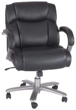 Safco Lineage Big & Tall Mid Back Task Chair, 350 Lb. Weight Capacity [3504BL]