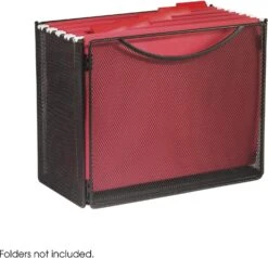 Safco Onyx Mesh Desktop Box File, 6"D (Qty. 6) [2169]