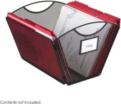 Safco Onyx Mesh Desktop Tub File, Letter Size (Qty. 6) [2162]