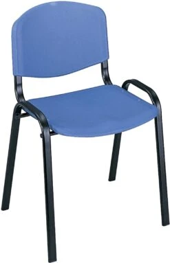 Safco Polypropylene Stacking Chairs, 4 Pack [4185] -Office Chairs Unlimited Sales safco polypropylene stacking chairs 4 pack 4185 blue bu no chair connectors 31684509008023