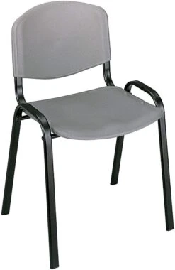Safco Polypropylene Stacking Chairs, 4 Pack [4185] -Office Chairs Unlimited Sales safco polypropylene stacking chairs 4 pack 4185 charcoal ch no chair connectors 31684507631767