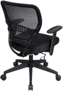 Space Seating® Air Grid Deluxe Mesh Task Chair, Black [5500] -Office Chairs Unlimited Sales space seating air grid deluxe mesh task chair black 5500 29477636702359