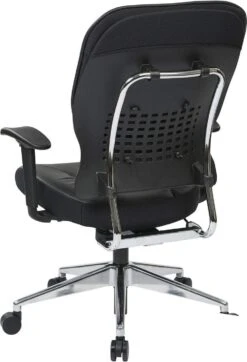 Space Seating® Black Bonded Leather Managers Chair [32-E33P918P] -Office Chairs Unlimited Sales space seating black bonded leather managers chair 32 e33p918p 13692829433996