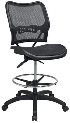 Space Seating Deluxe Full Mesh Drafting Chair [13-77N30D]
